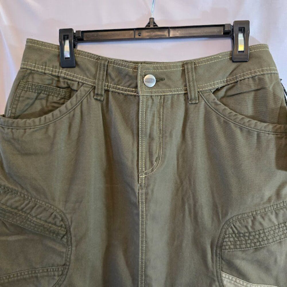 KEEN NEWPORT HYBRID HIKING SKIRT SIZE 10 OLIVE PENCIL CARGO OUTDOOR 7 POCKET NWT - Picture 3 of 12